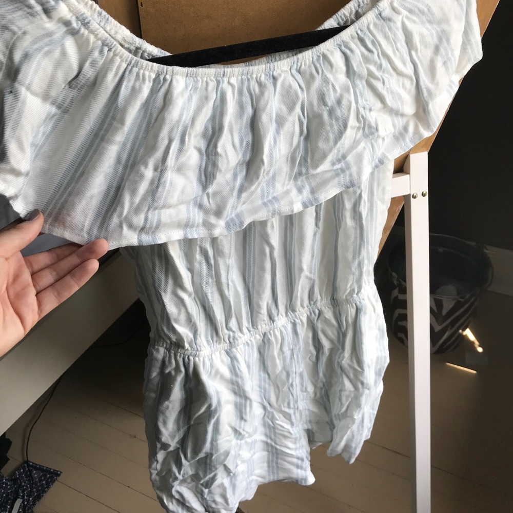 Brand new off-the-shoulder romper